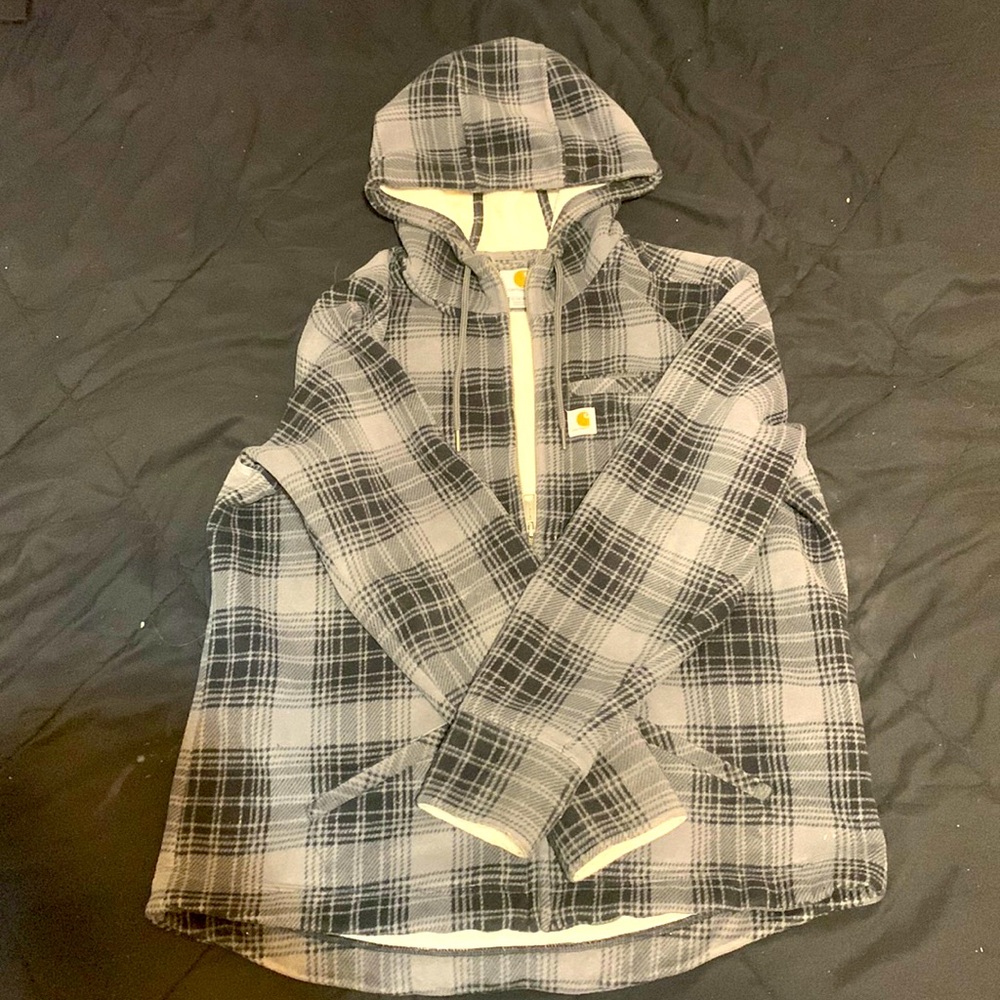 Carhartt fleece zip up jacket